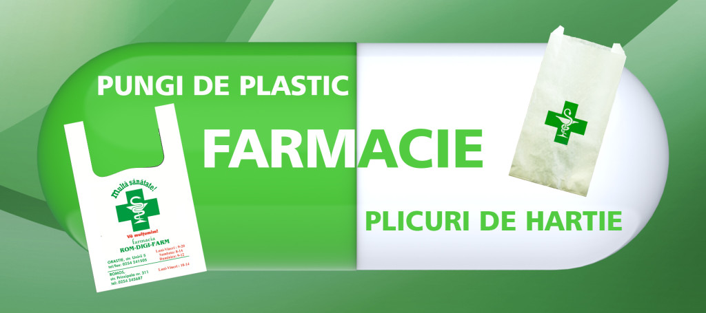 pungi de plastic farmacie