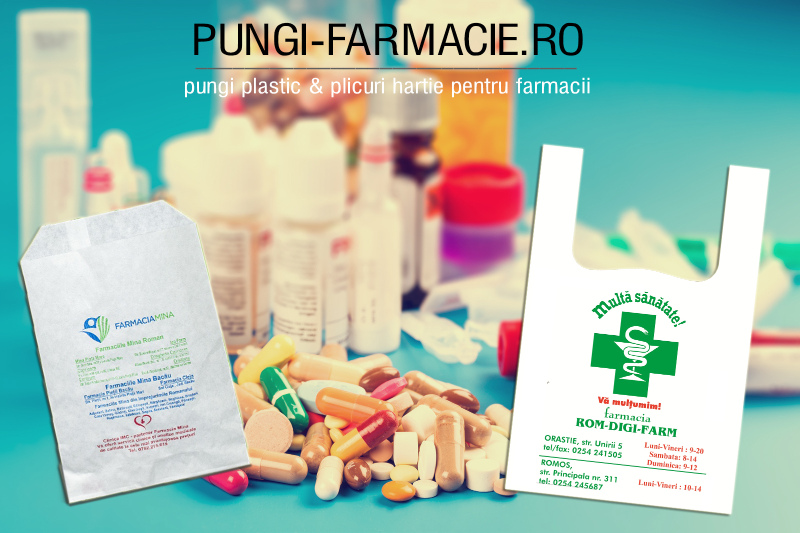 PERSONALIZARE PUNGI DE PLASTIC – MARKETING EFICIENT PENTRU FARMACII!